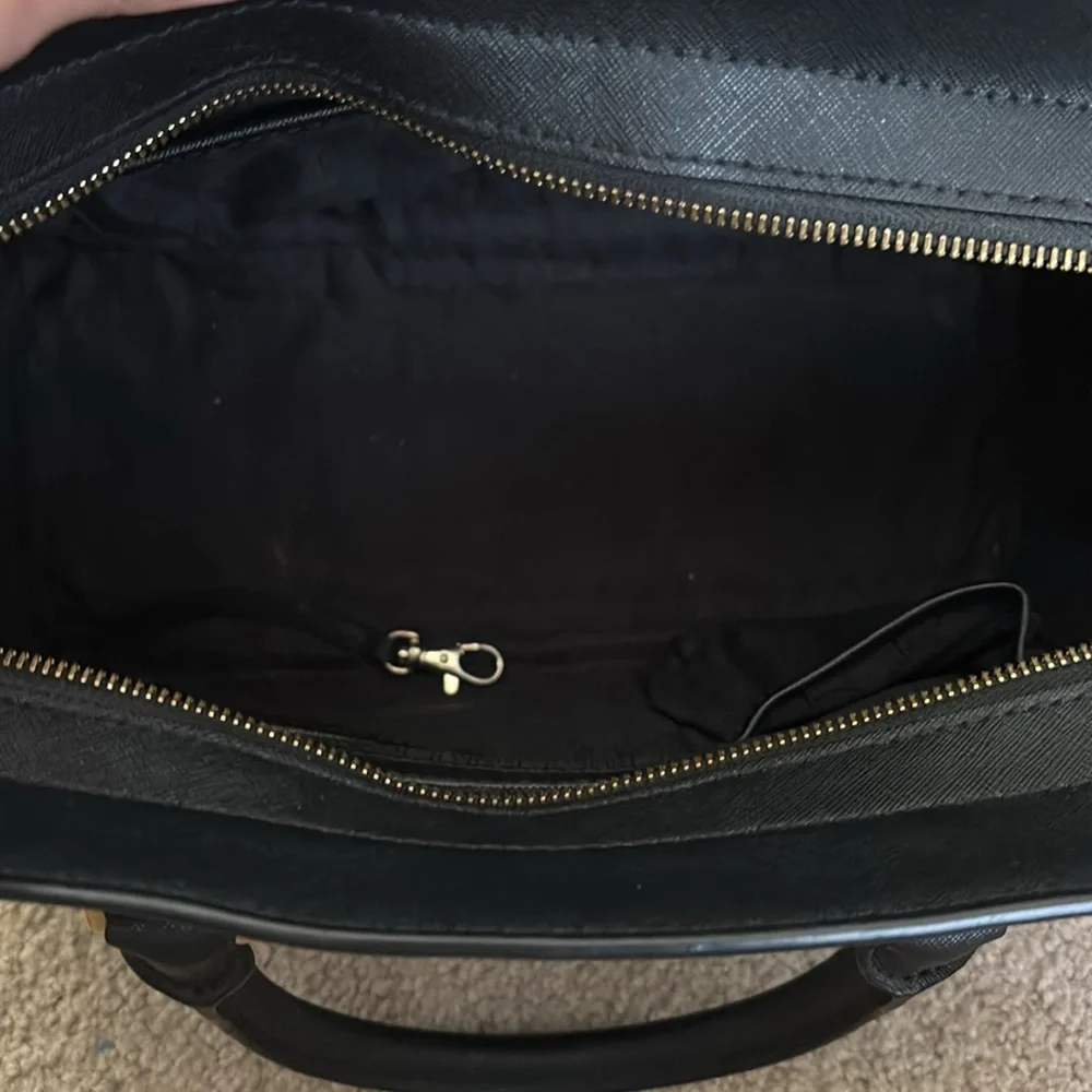 Michael Kors Black and Gold Satchel Bag - Picture 5 of 14